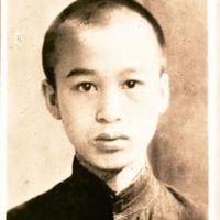 副總統李元簇伉儷青少年時期玉照（翻拍）